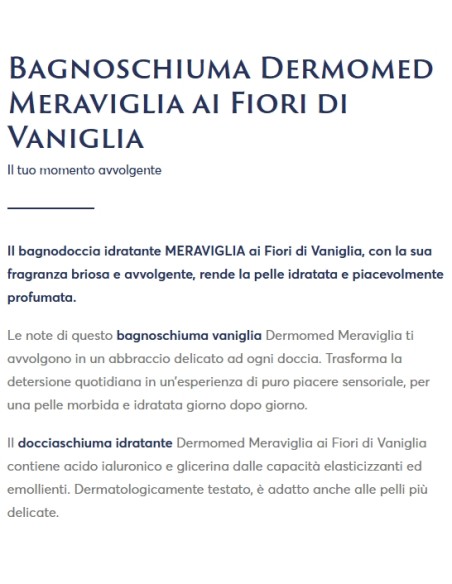 Dermomed Bagnodoccia 650ml - Paradise Island